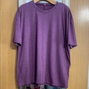 Purple Unisex Crew Neck T‑Shirt size XL